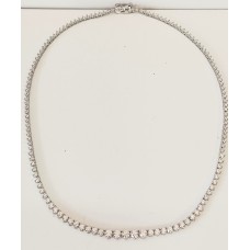 Ασημένιο κολιέ με ζιργκόν (SN258)